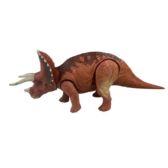 Jurassic World Triceratops Roarivores Dinosaur Action Figure - Sound & Movement - Picture 1 of 8